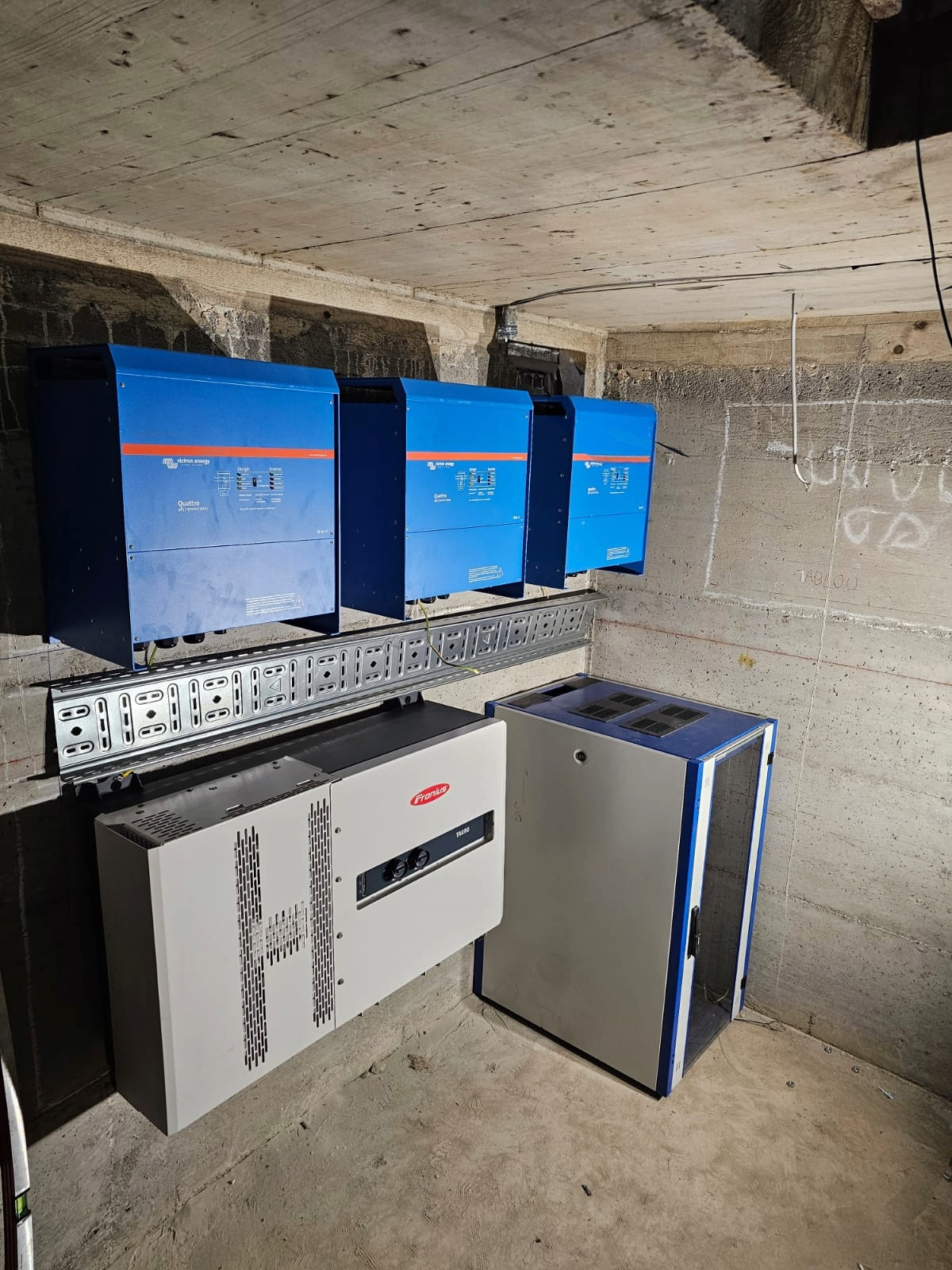 Victron Quattro II 15kVA - Micro-grid Victron Fronius