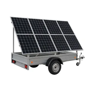Remorca auto cu panouri fotovoltaice si stocare - Cluj